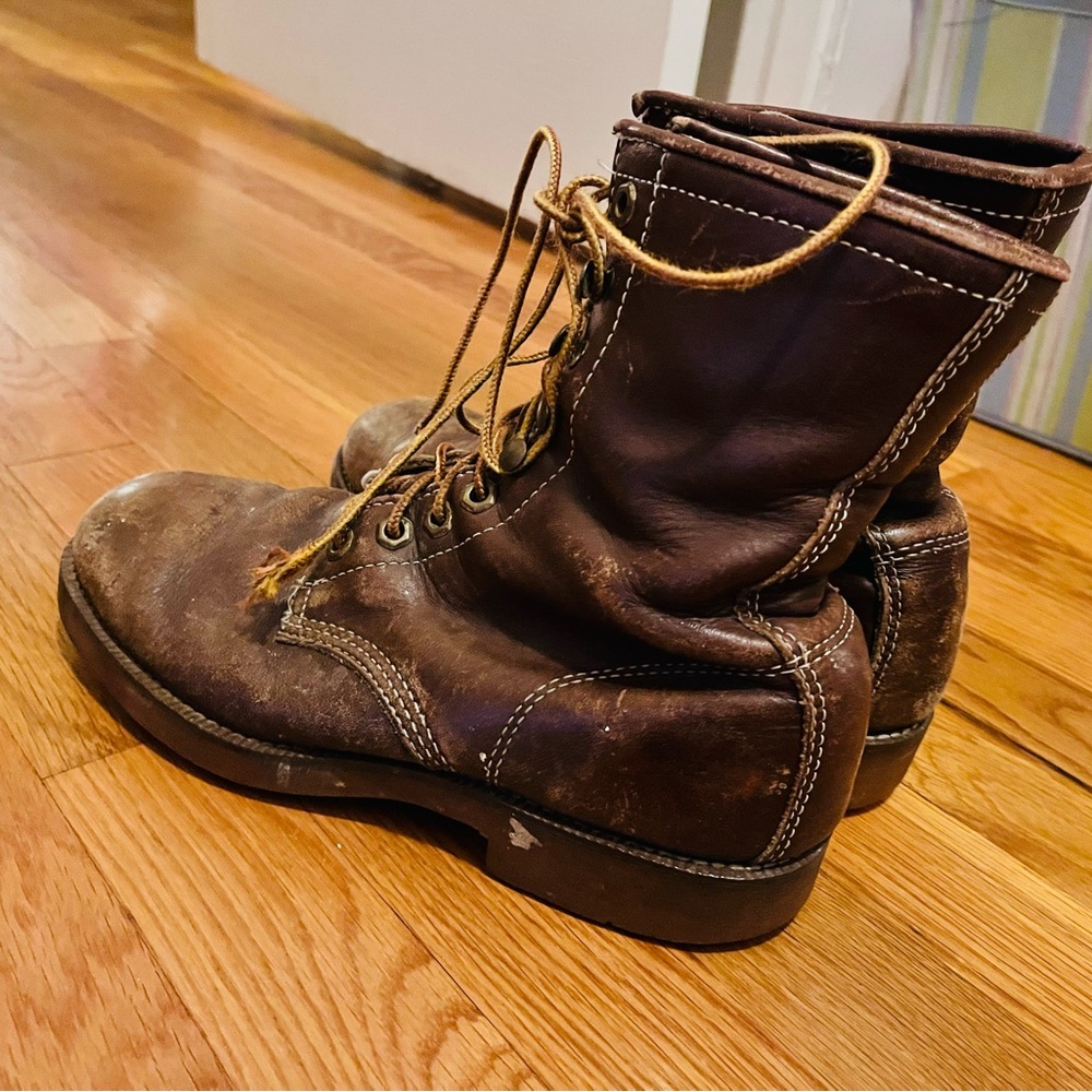 Vintage Made in Georgia Leather Boots